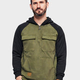 Kristian | Polo-zip majica s kapuljačom