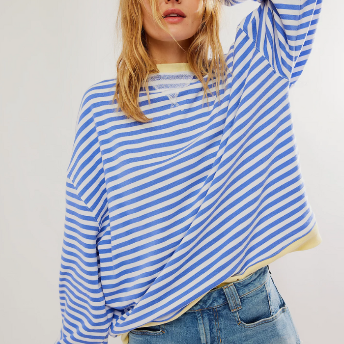 Mana | Prugasti oversize pulover