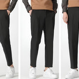 Osaka - Crne casual hlače od pamuka