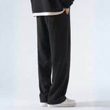 Akari - Japanske udobne pantalone crne