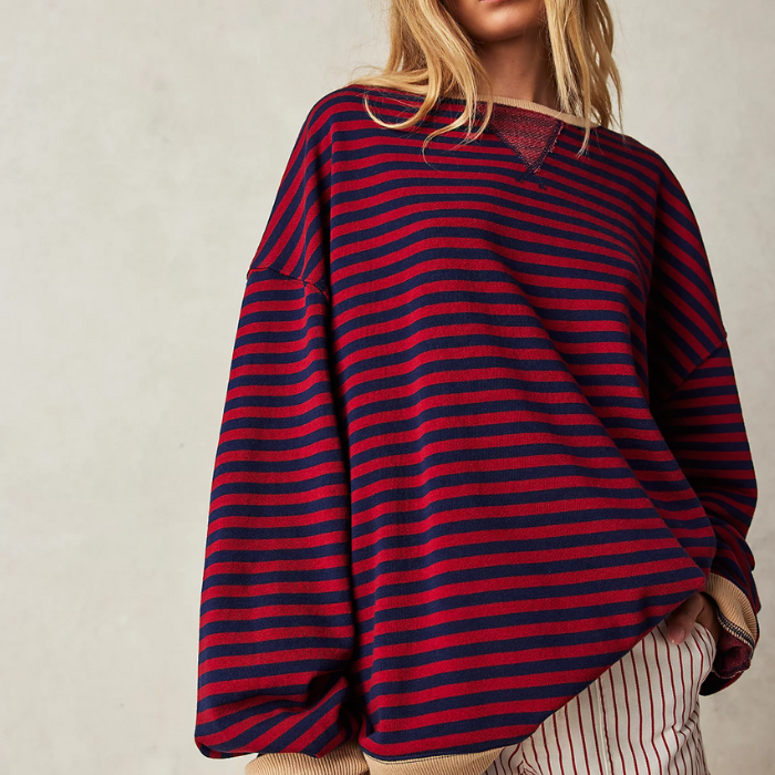 Mana | Prugasti oversize pulover