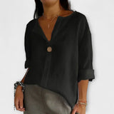 Nicole - Stilizirana bluza s V-izrezom