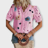 Emily - Moderan bluza s V izrezom