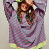 Mana | Prugasti oversize pulover