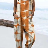 Ronja™ | Retro Rostfarbene Overall