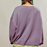 Mana | Prugasti oversize pulover