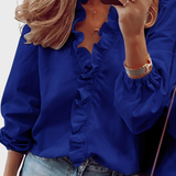 Lucija | Bluza ukrasnim volanima