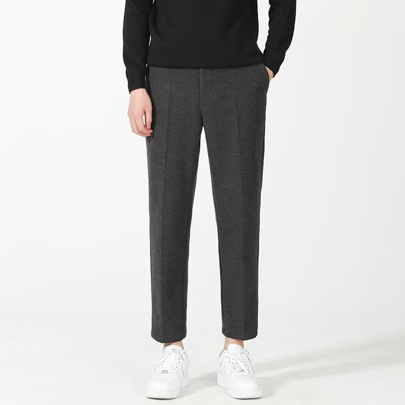 Osaka - Crne casual hlače od pamuka