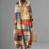 Hazel™ | Patchwork Harmonija Boho Maxikleen