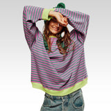 Mana | Prugasti oversize pulover