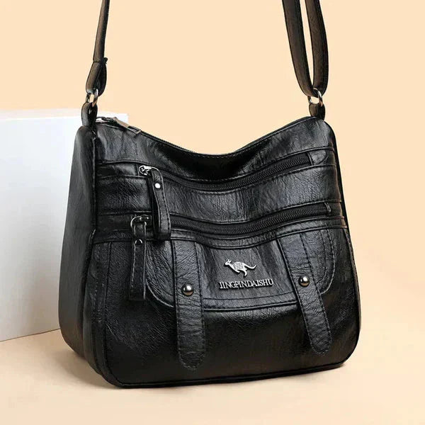 Carry | Retro Kožna Ruksak