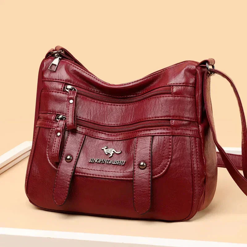 Carry | Retro Kožna Ruksak