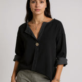 Zamma™ | Slobodna lanena bluza